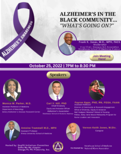 Alzheimer's in the Black Community Flyer